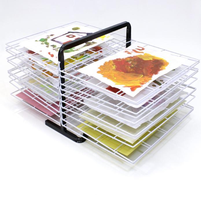 20-Shelf Table Top Art Drying Rack - Art Tools