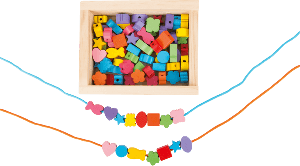 Wooden Threading Bead Set - motor activity
