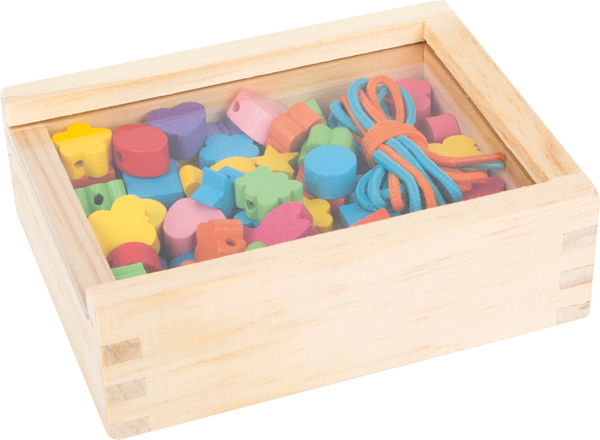 Wooden Threading Bead Set - motor activity