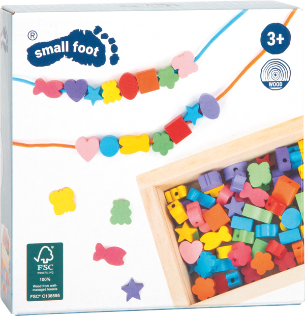 Wooden Threading Bead Set - motor activity
