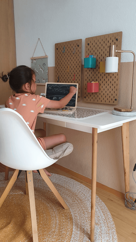 Wooden Laptop with Magnet Board - Wooden toy