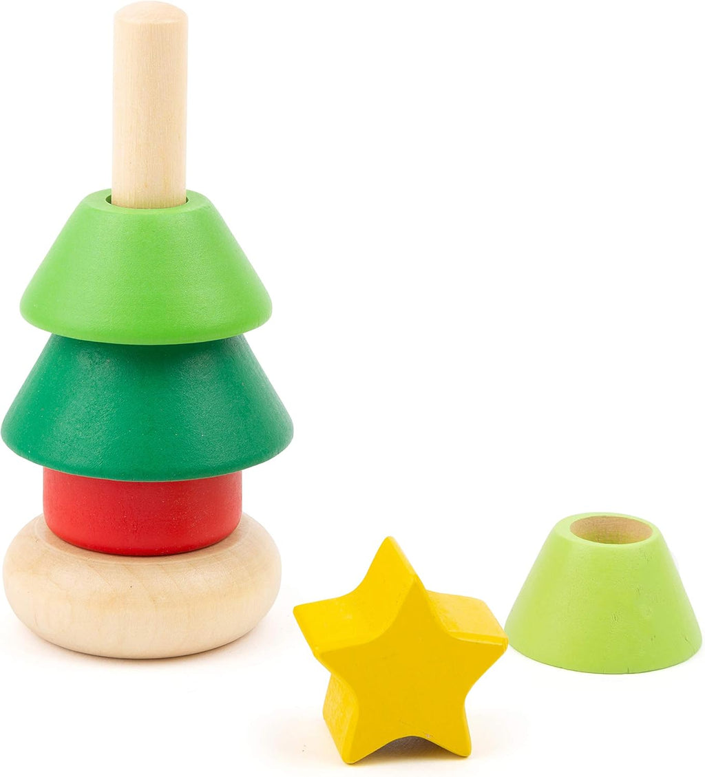 Christmas Stacking Figures - 3 Styles - Wooden toy
