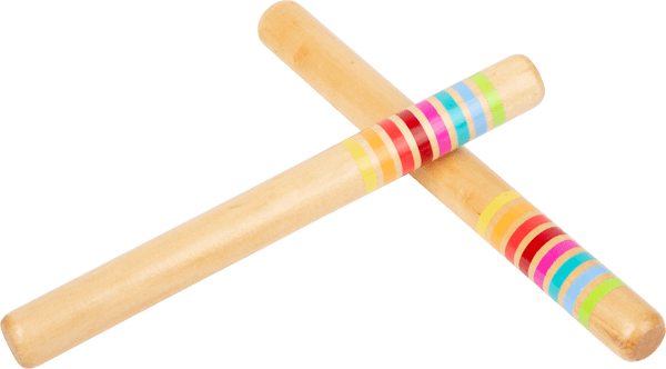 Wooden Rhythm Sticks - Musical Instruments