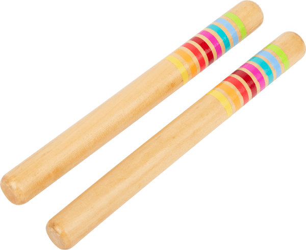 Wooden Rhythm Sticks - Musical Instruments