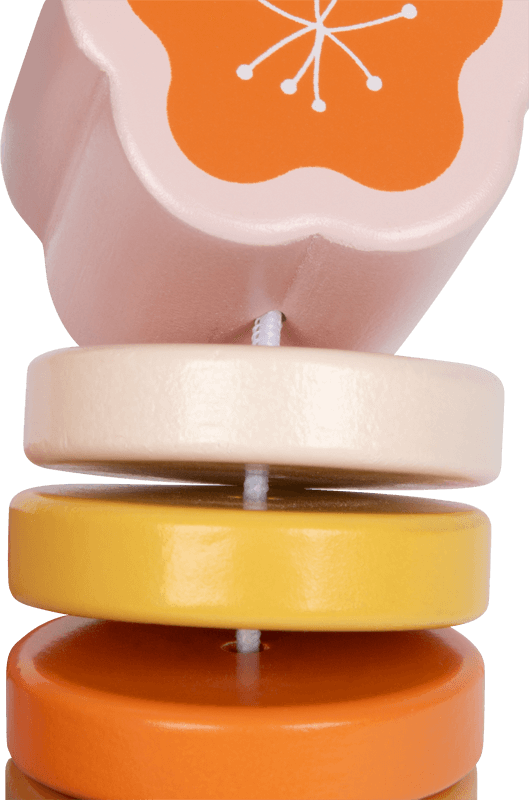 Wooden Safari Explorer’s Sensory Tactile Sound Building Blocks - Wooden toy