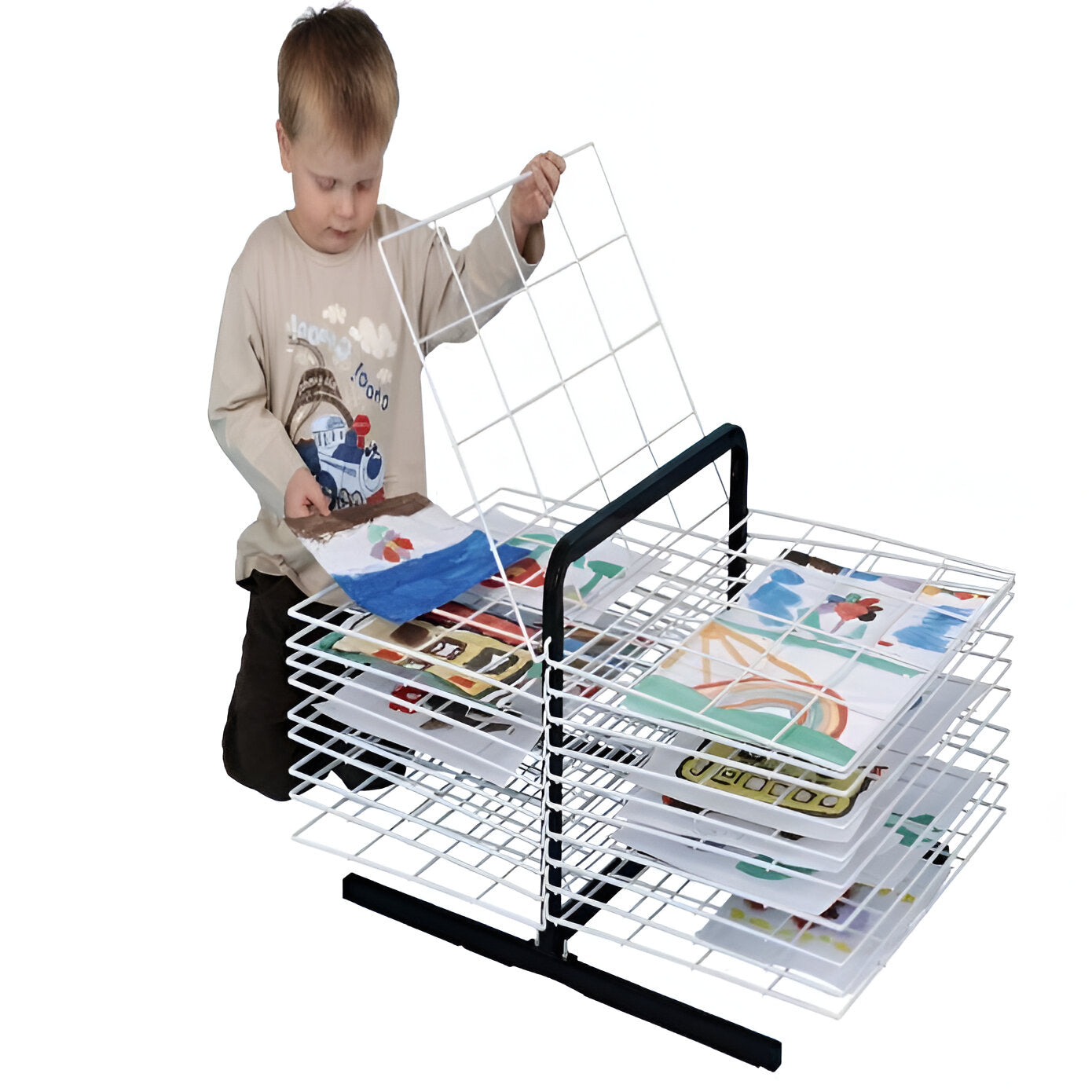 20-Shelf Table Top Art Drying Rack - Art Tools