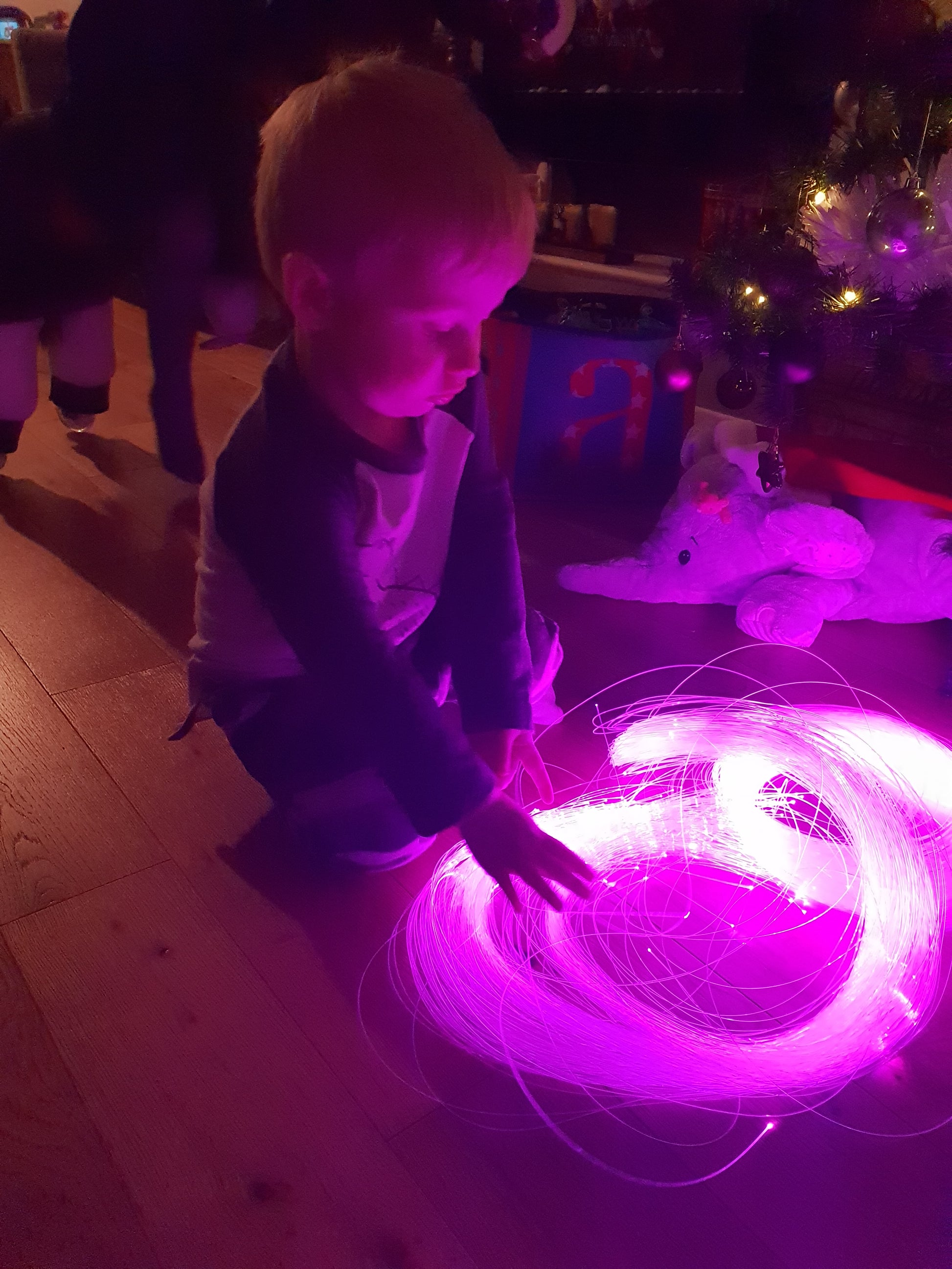 Sensory 2 Metre Fibre Optic Tails and Light Source (150/300pcs) - Sensory Light