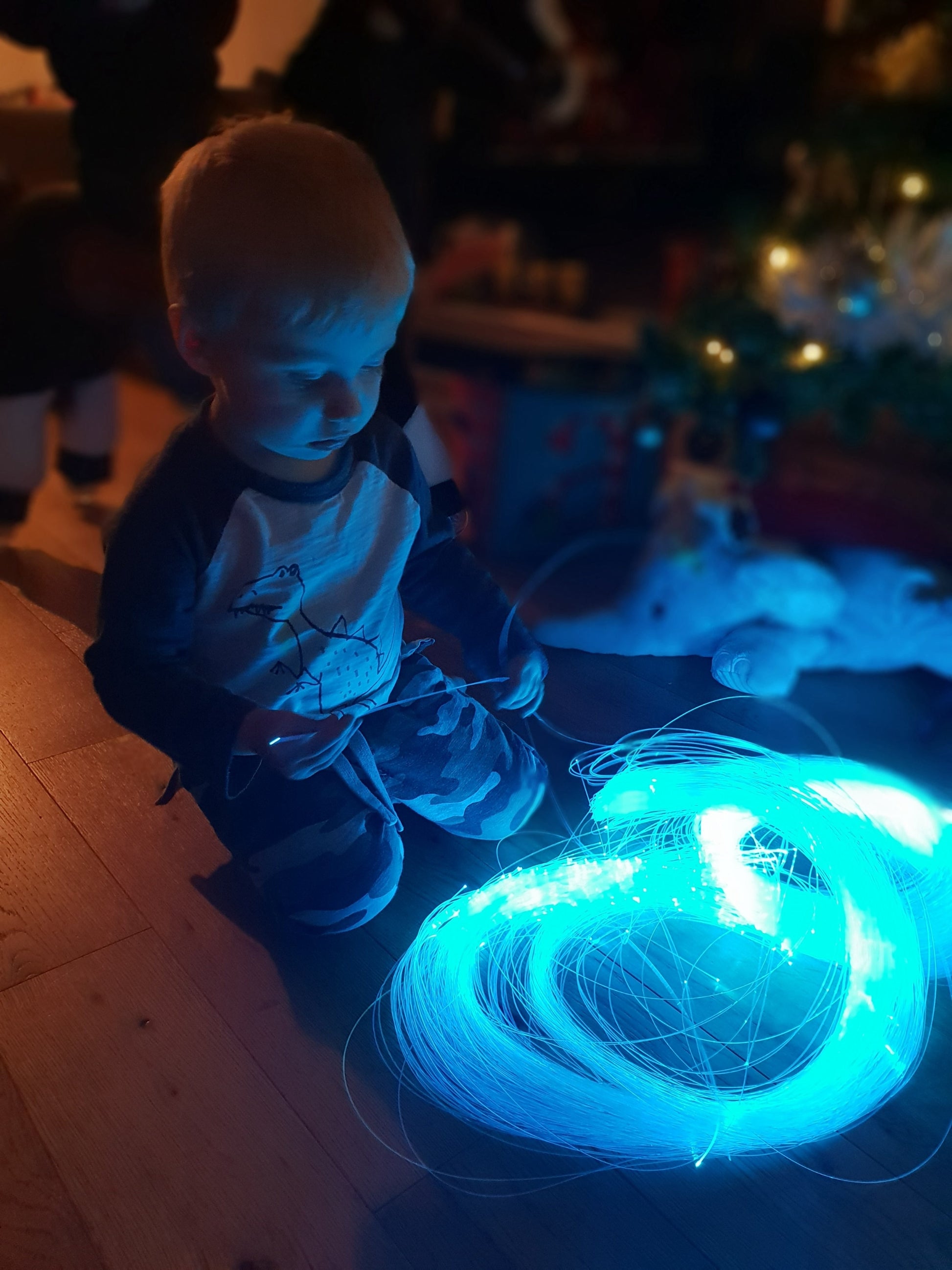 Sensory 2 Metre Fibre Optic Tails and Light Source (150/300pcs) - Sensory Light