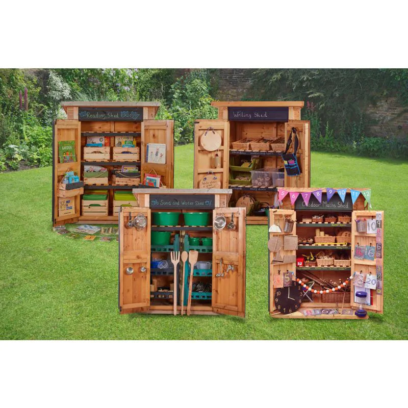 Outdoor Curriculum Sheds - Set of 4 - Sheds & Stores