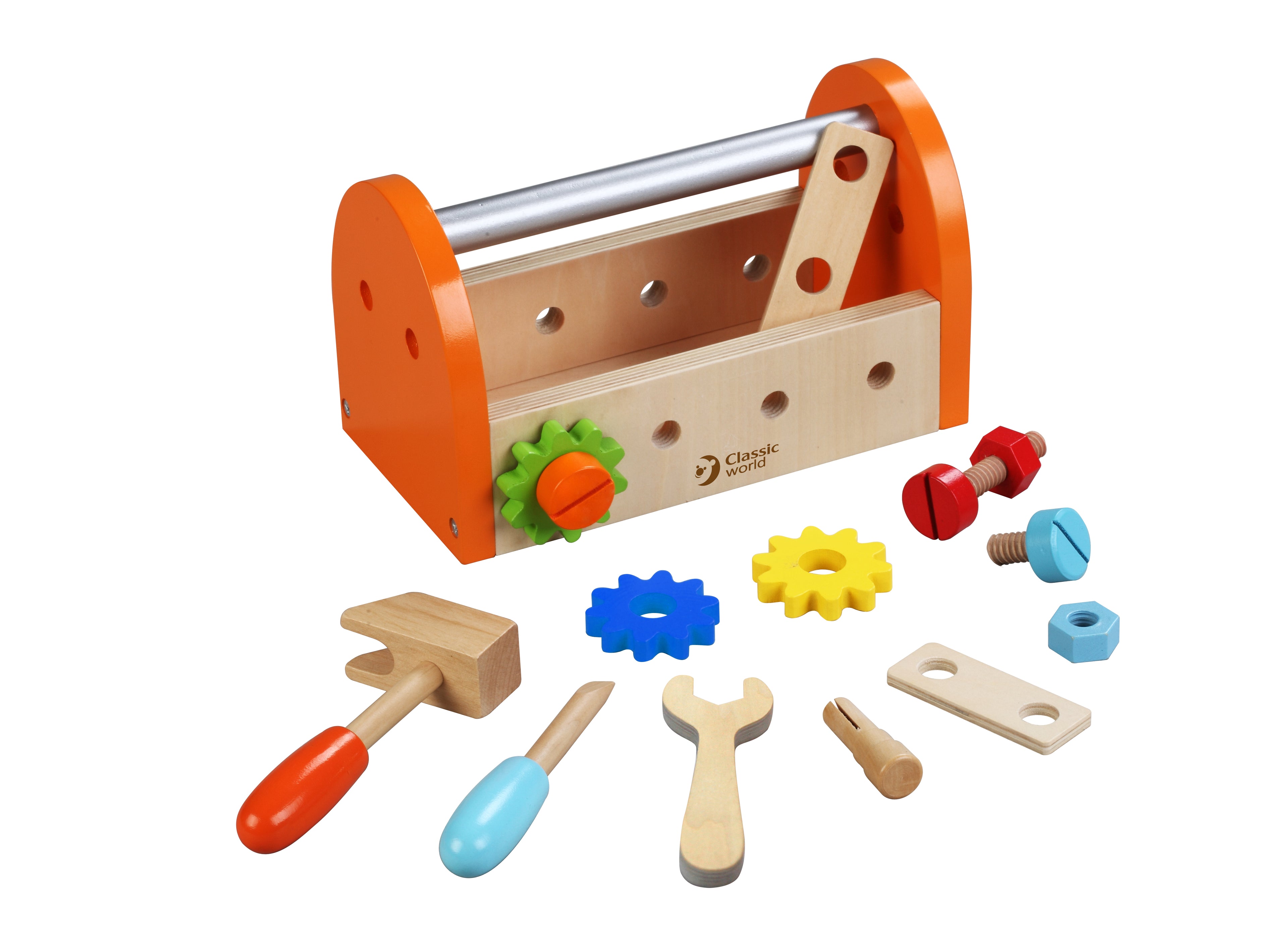 Classic World Wooden Carpenter Set - Toy tools