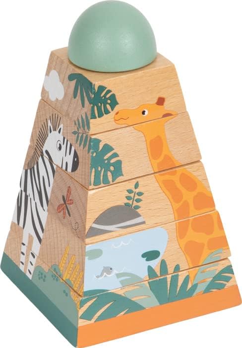Wooden Safari Stacking Tower