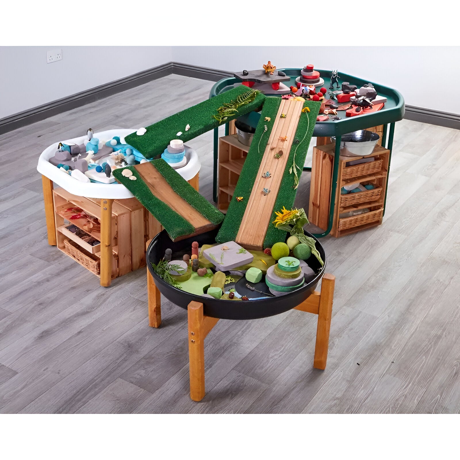 Small World - Tuff Tray Platforms - Set of 3 - Activity Table