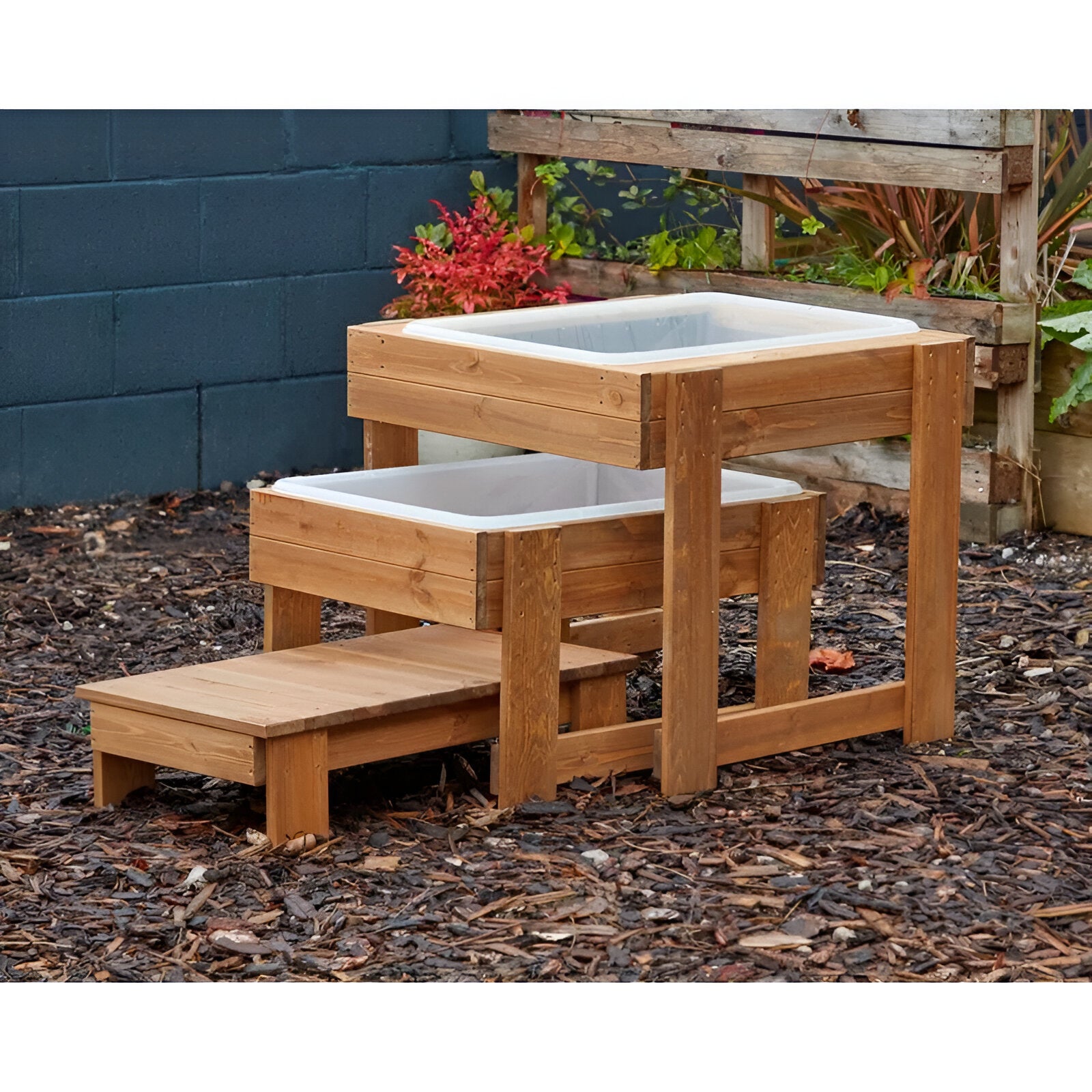 Outdoor Nesting Sand and Water Tables and Trays - Sand and water table