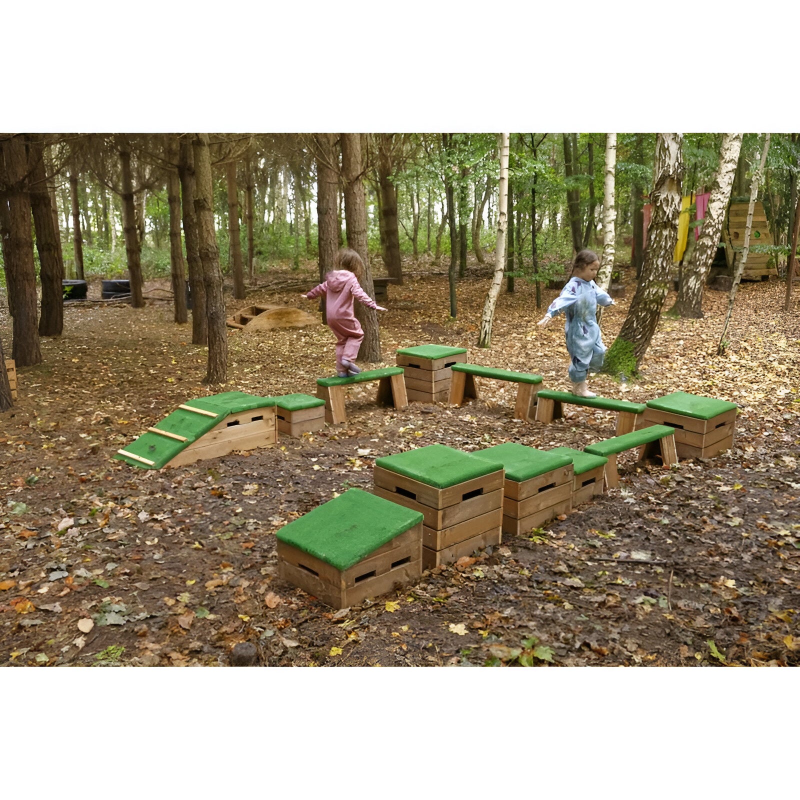 Super Move & Make Meadow Obstacle Course Set - 12 Piece Set - Obstacle Set