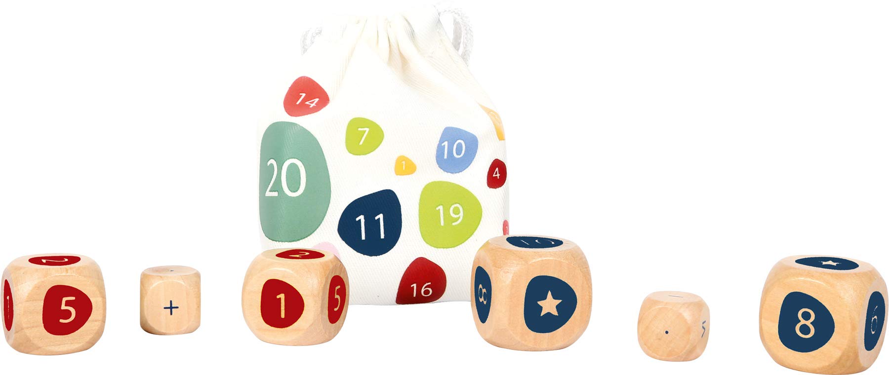 Wooden Maths Aid Dice - Educational resource