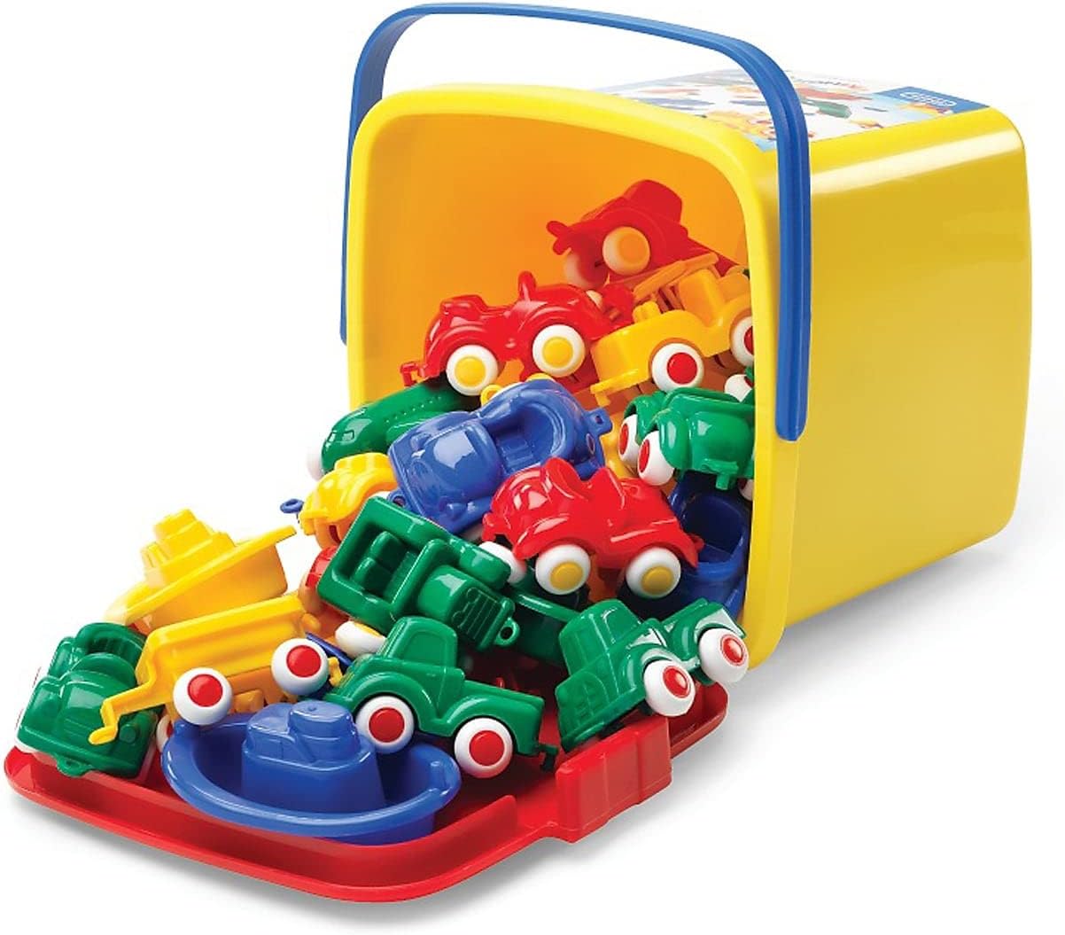 Mini Chubbies Vehicles Bucket - 30 Pieces - Toy Cars
