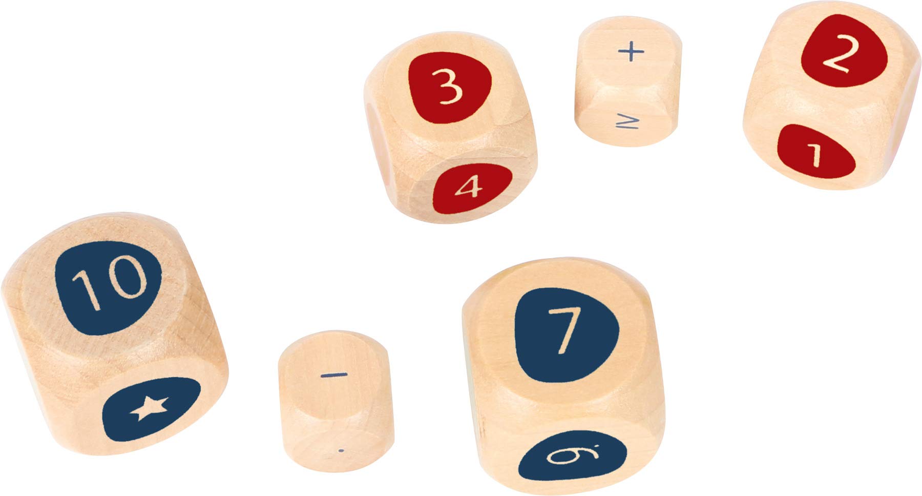 Wooden Maths Aid Dice - Educational resource