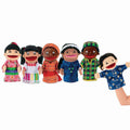 Multicultural Puppets - Set of 6 - Puppet
