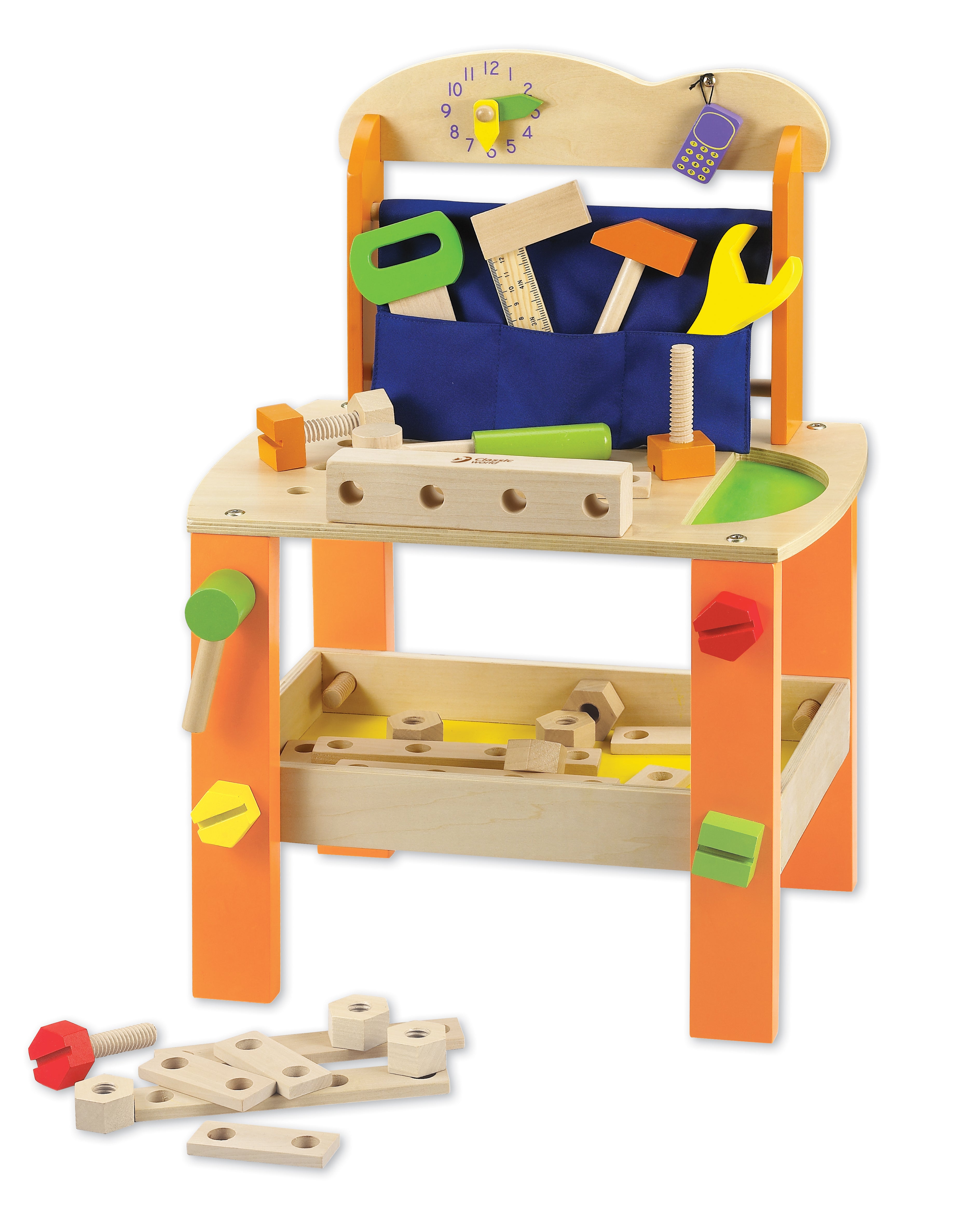 Classic World Wooden Tool Bench - Toy tools