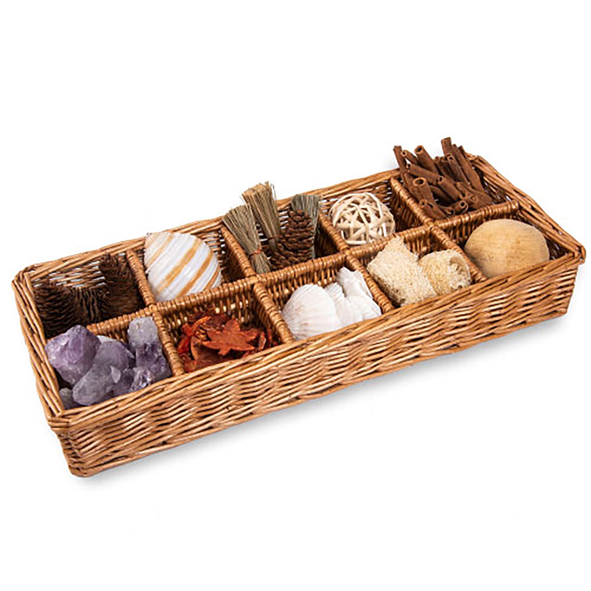 Wicker 10-Section Basket - Educational Resource