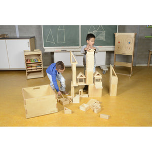 Wooden Hollow Building Blocks - 48 Pieces - Building blocks