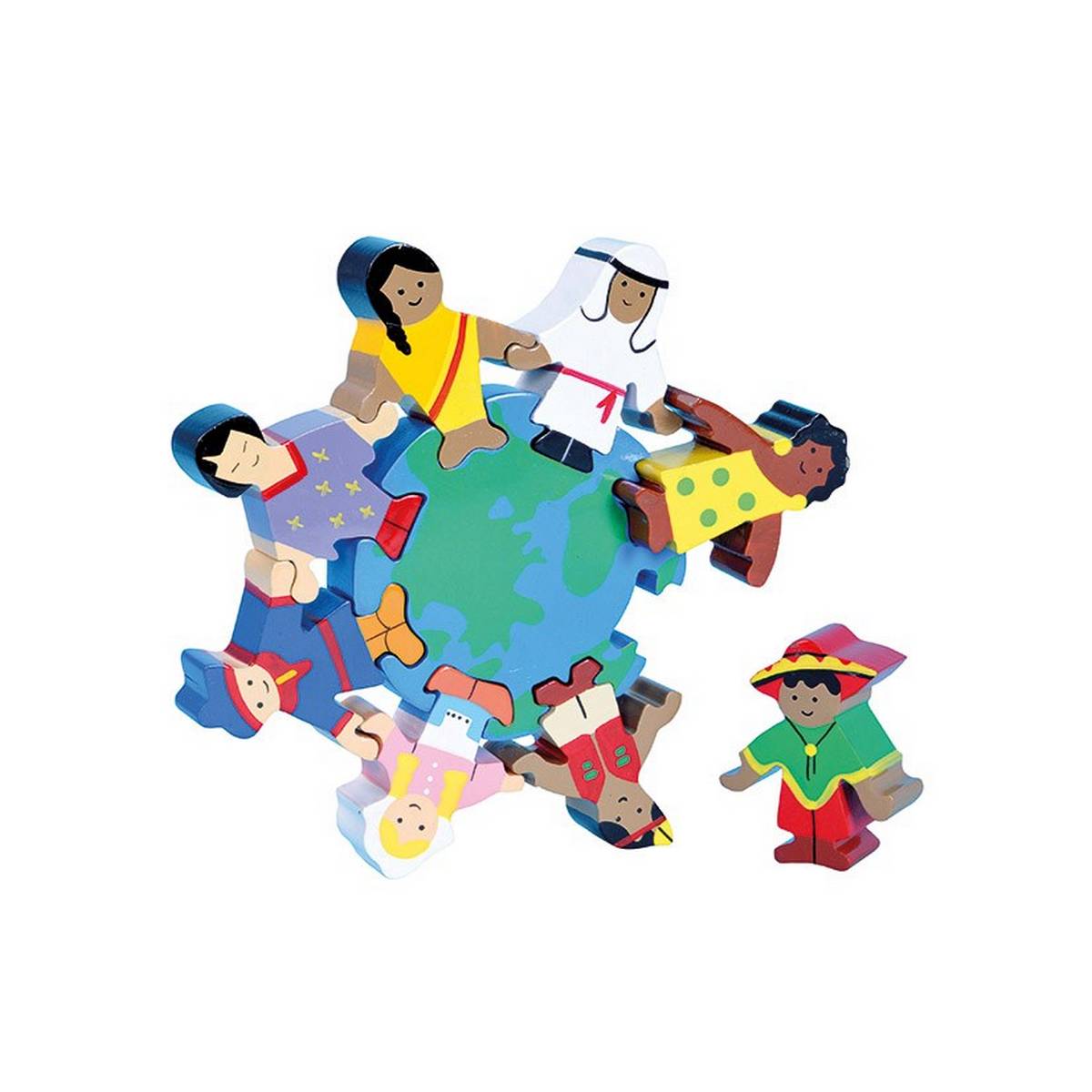 Children of the World Wooden Puzzle - puzzle