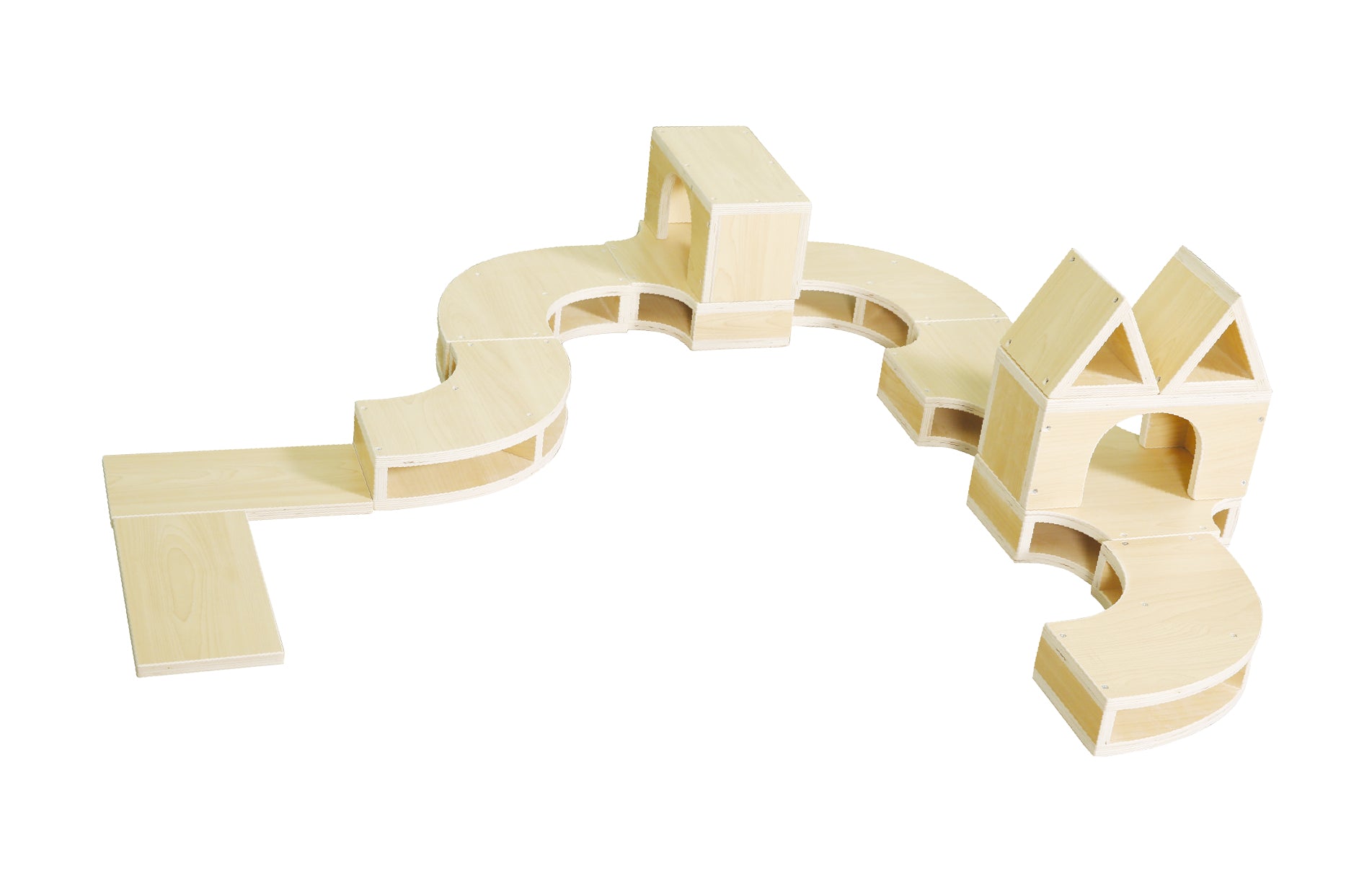 City Blocks Construction Set - 13 Pieces - Building toy