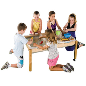 Natural Spaces Fun Wooden Sand and Water Table - Sand and water table