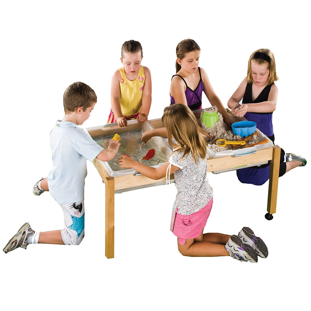 Natural Spaces Fun Wooden Sand and Water Table - Sand and water table