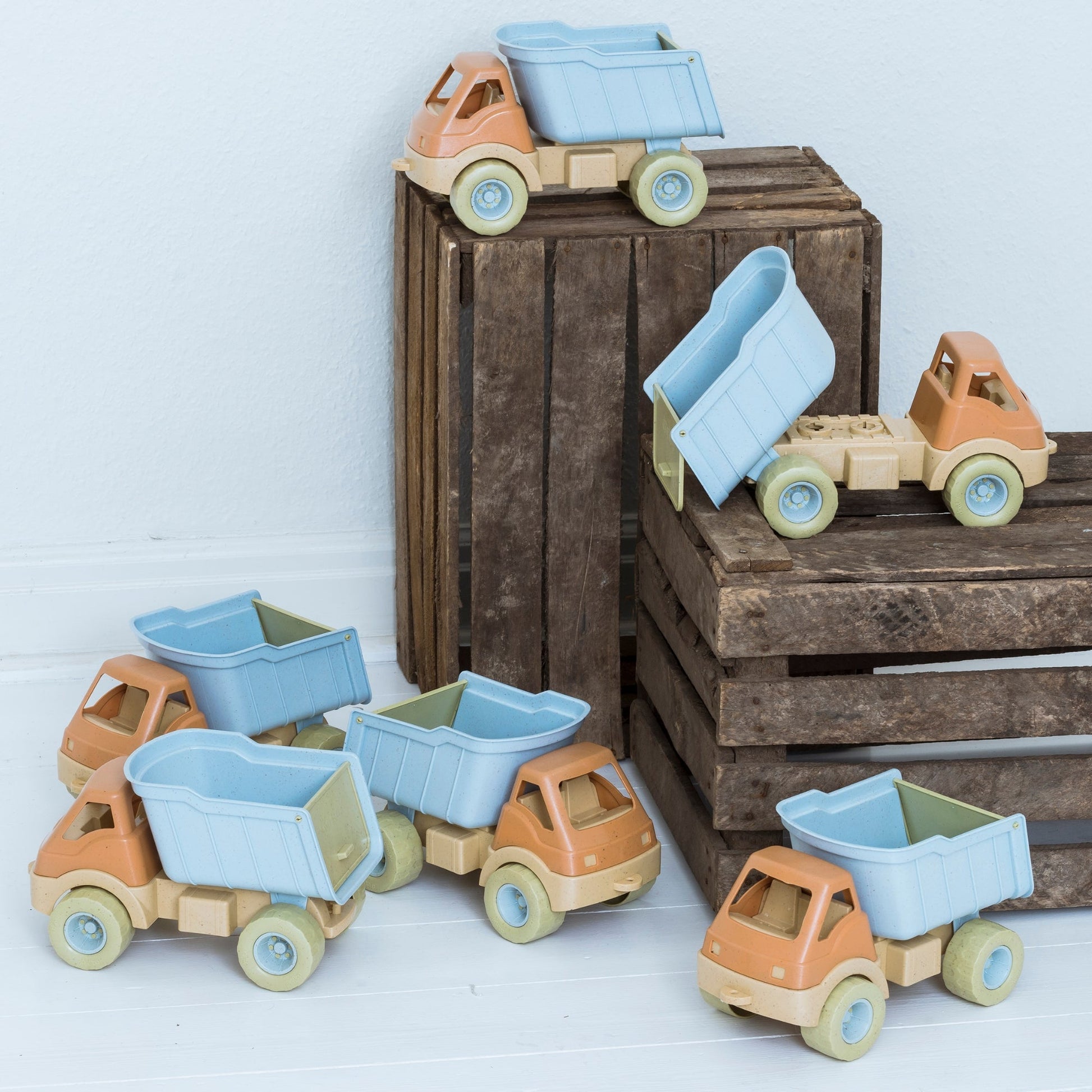 Bio Plastic Trucks - Set of 6 - Toy Cars