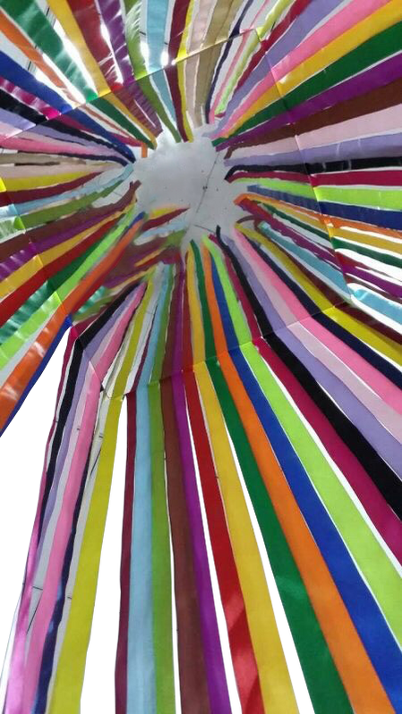 Sensory Rainbow Dry Shower - Visual Tactile Sensory