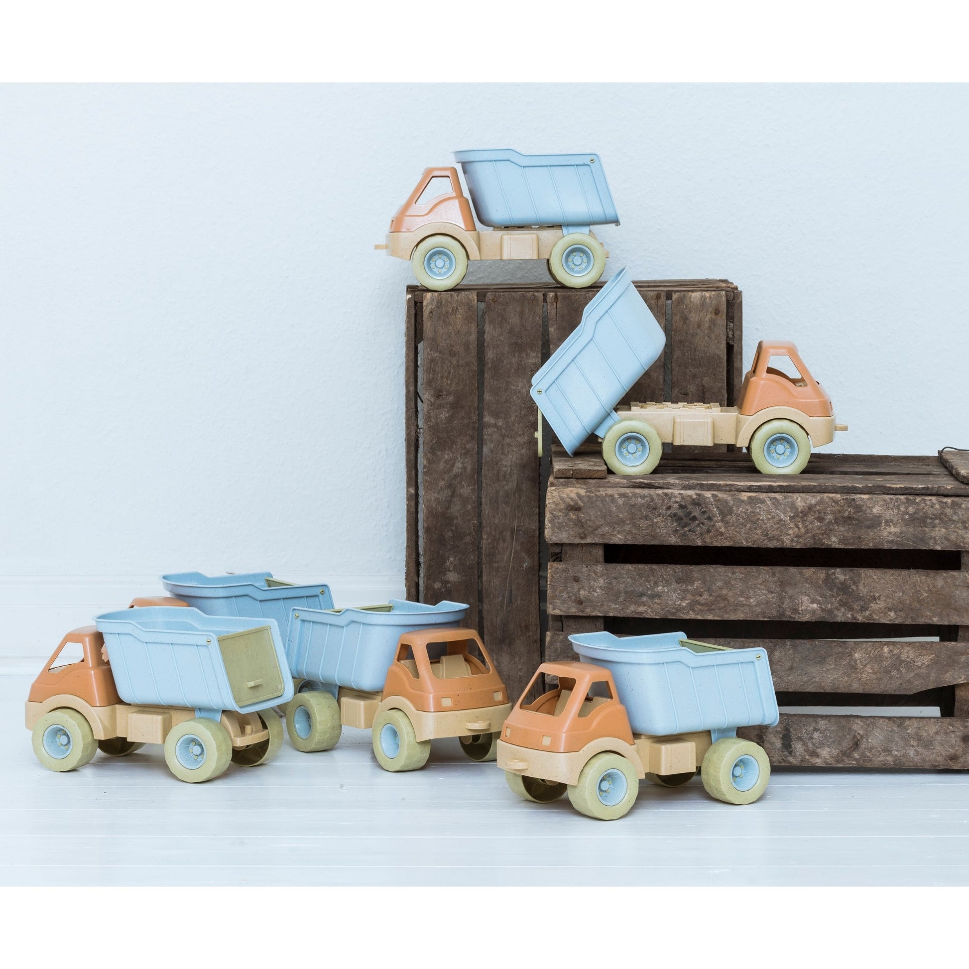 Bio Plastic Trucks - Set of 6 - Toy Cars