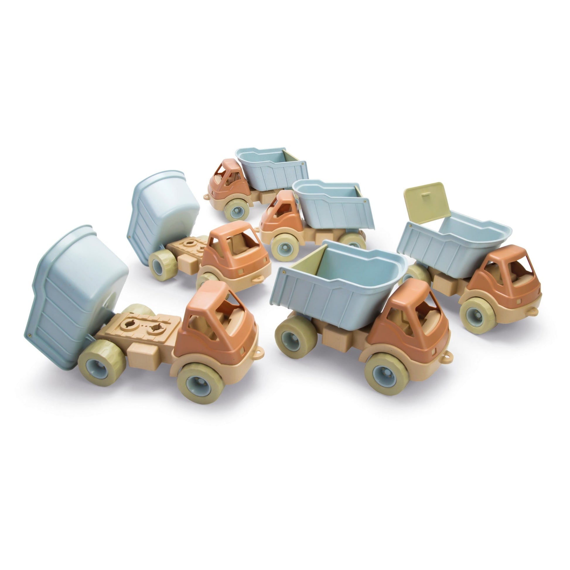 Bio Plastic Trucks - Set of 6 - Toy Cars