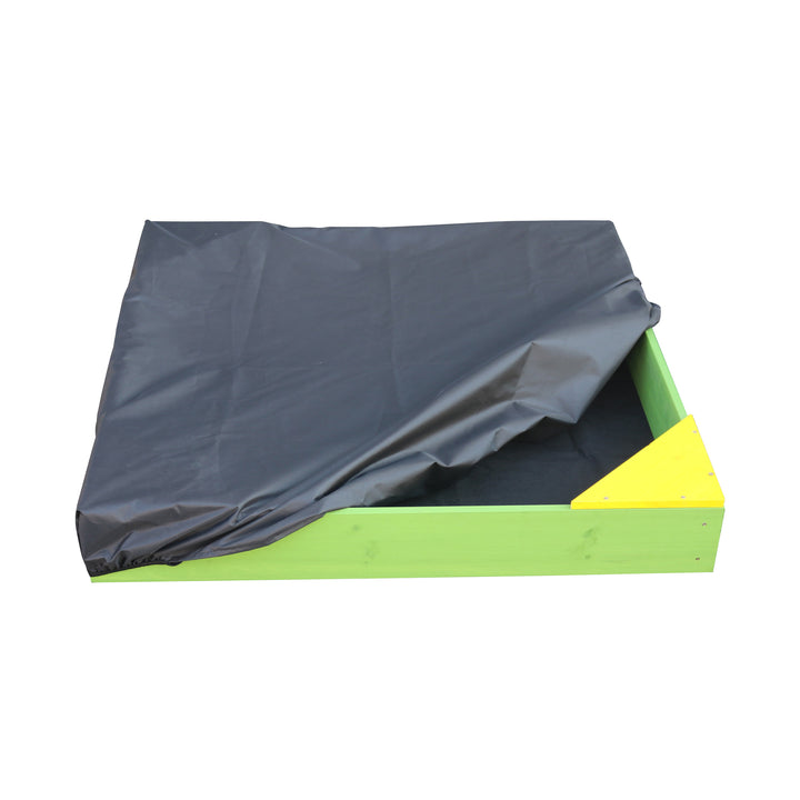 Wooden Sandpit with Cover - Sandpit