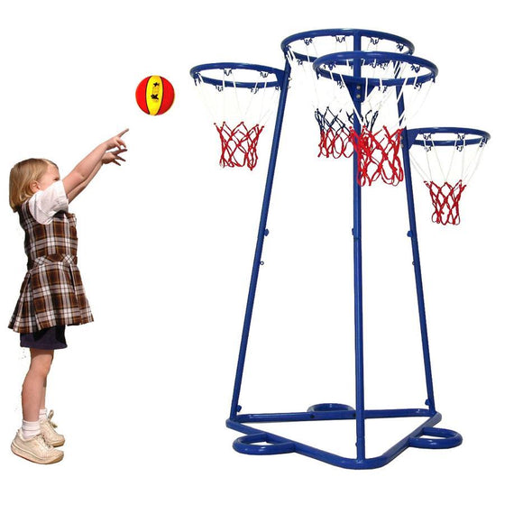 4 Hoop Basketball Trainer - Outdoor Play Equipment