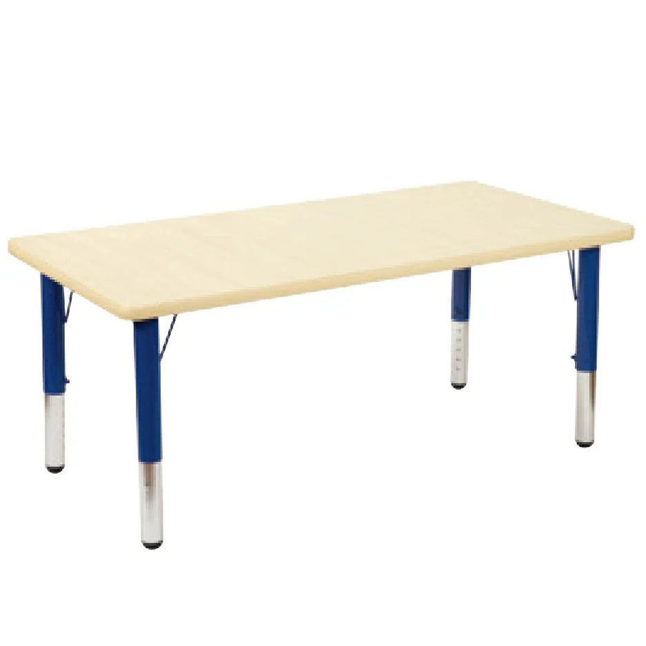 Adjustable Rectangle/Round Classroom Table and Chairs - Multiple Colour/Style Options - Children’s Table and Chair