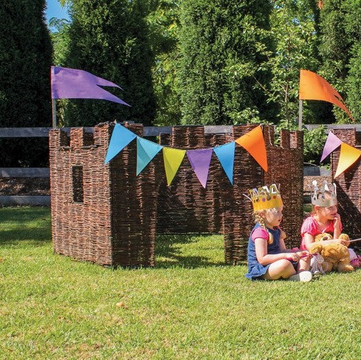 Wicker Castle - 6 Panels - Outdoor play equipment