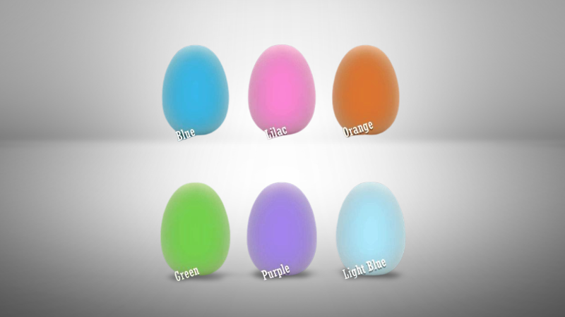 Light Up Mini Mood Eggs (Set of 4) - Visual Sensory