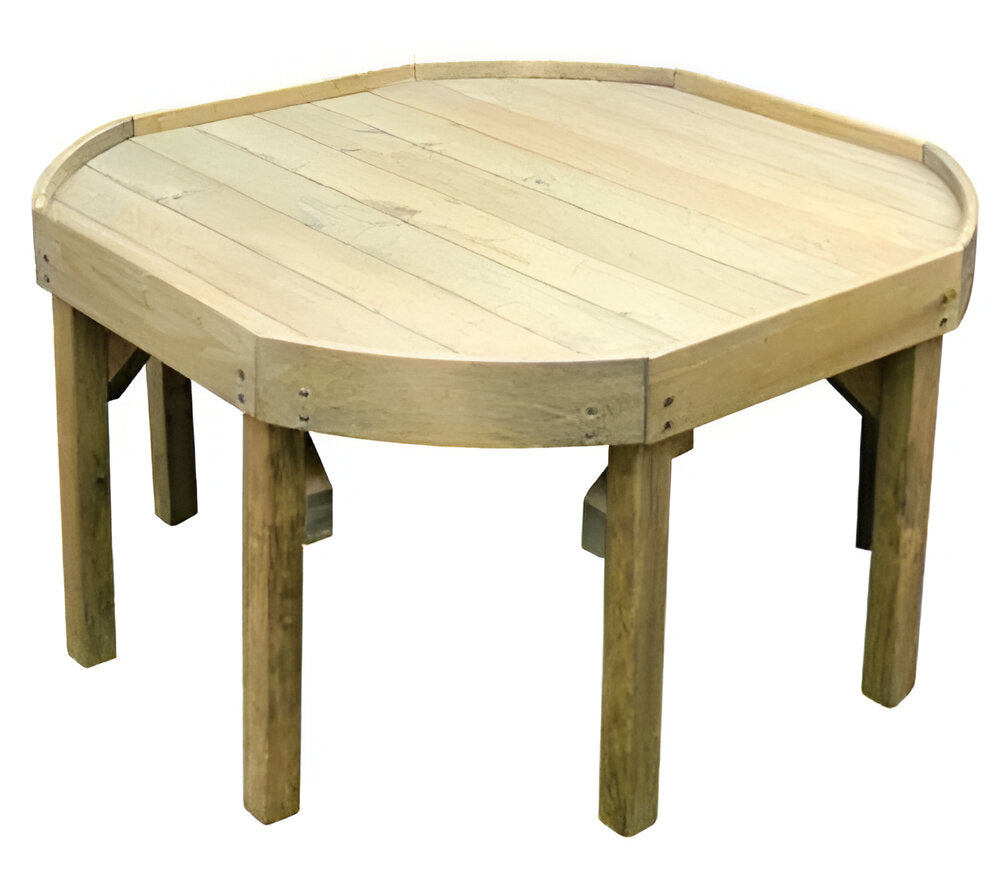 Wooden Tuff Tray Table with Black Tuff Tray - 2 Size Options - Sand and water table