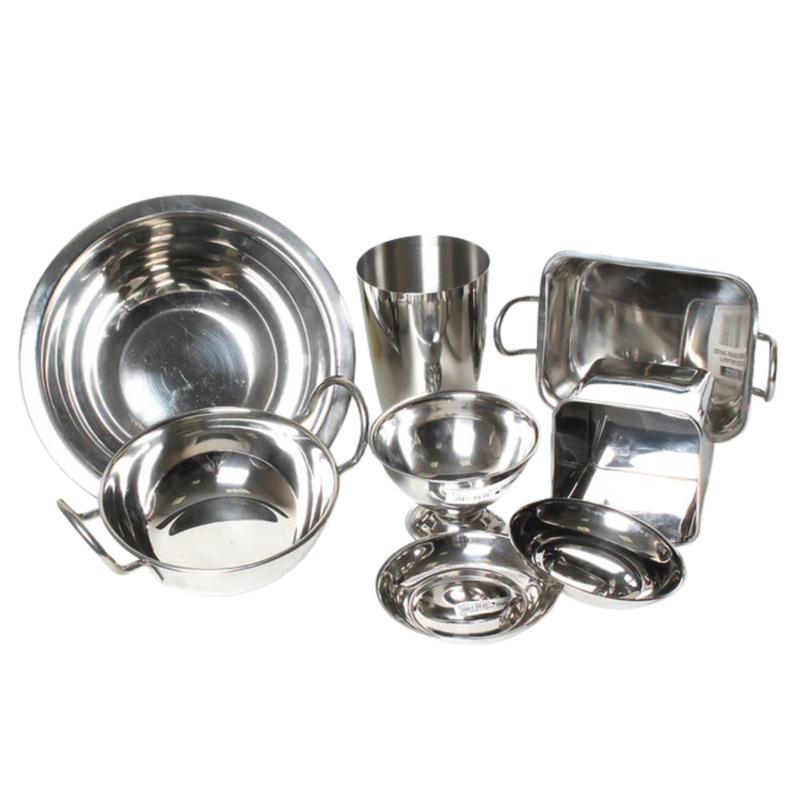 Mud Kitchen Bowl Set - 8 Pieces - Mud Kitchen