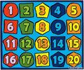 Classroom Number Carpet - Large - Carpet
