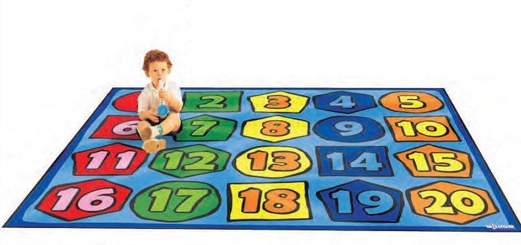 Classroom Number Carpet - Large - Carpet