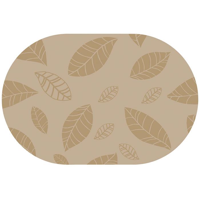 Oval Leaf Design Classroom Carpet - Carpet