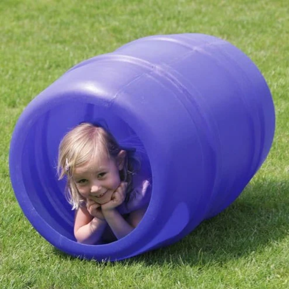 Plastic Play Tunnel Barrel - Tunnel