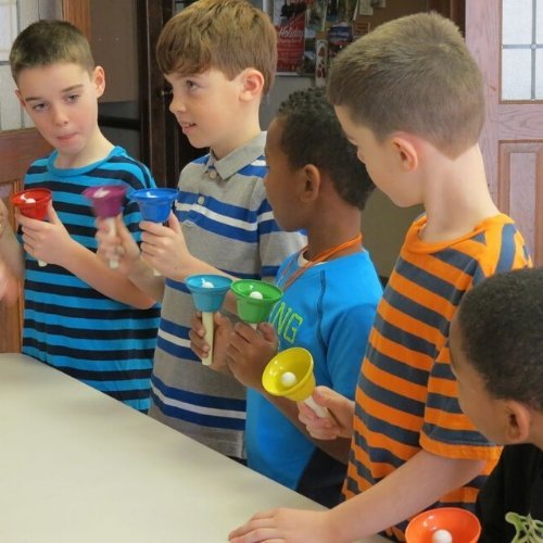 Rainbow Musical Hand Bells - Set of 8 - Musical instrument