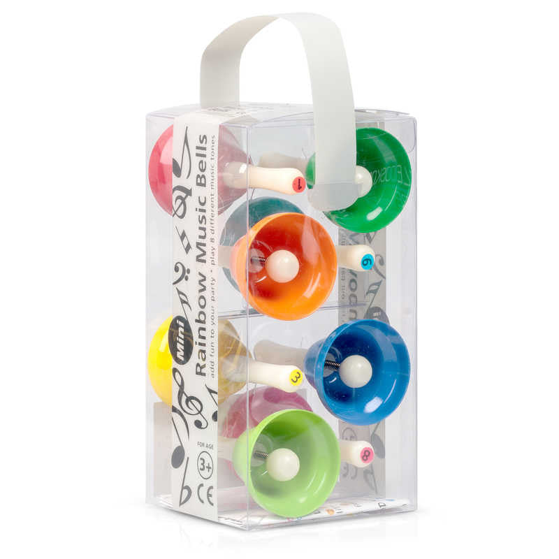 Rainbow Musical Hand Bells - Set of 8 - Musical instrument
