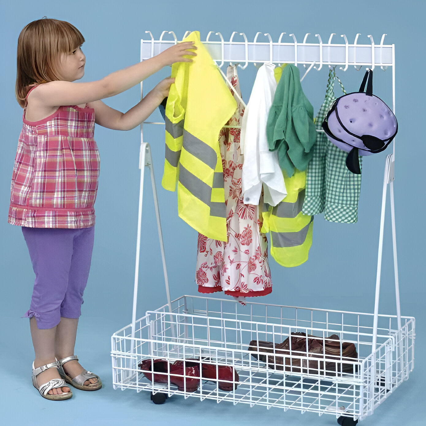 Mobile Cloakroom / Dress Up Rail - School Furniture
