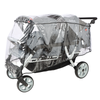 Familidoo 6 Seater Grey Lightweight Pushchair + Rain Cover - Pushchair