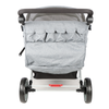 Familidoo 6 Seater Grey Lightweight Pushchair + Rain Cover - Pushchair