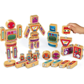 Wooden Snap-Bots - Building toy